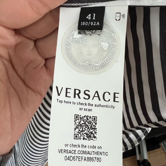 Versace varsity button down - Picture 4 of 4